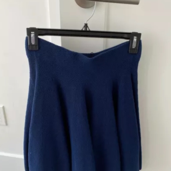 Navy Kenzo Flare Skirt - Size S - Picture 5 of 7